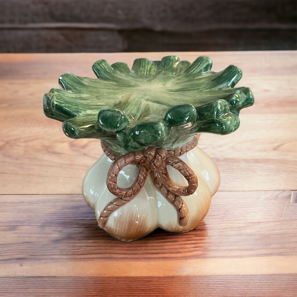Fitz and Floyd Classics Bundle of Onions Candle Holder